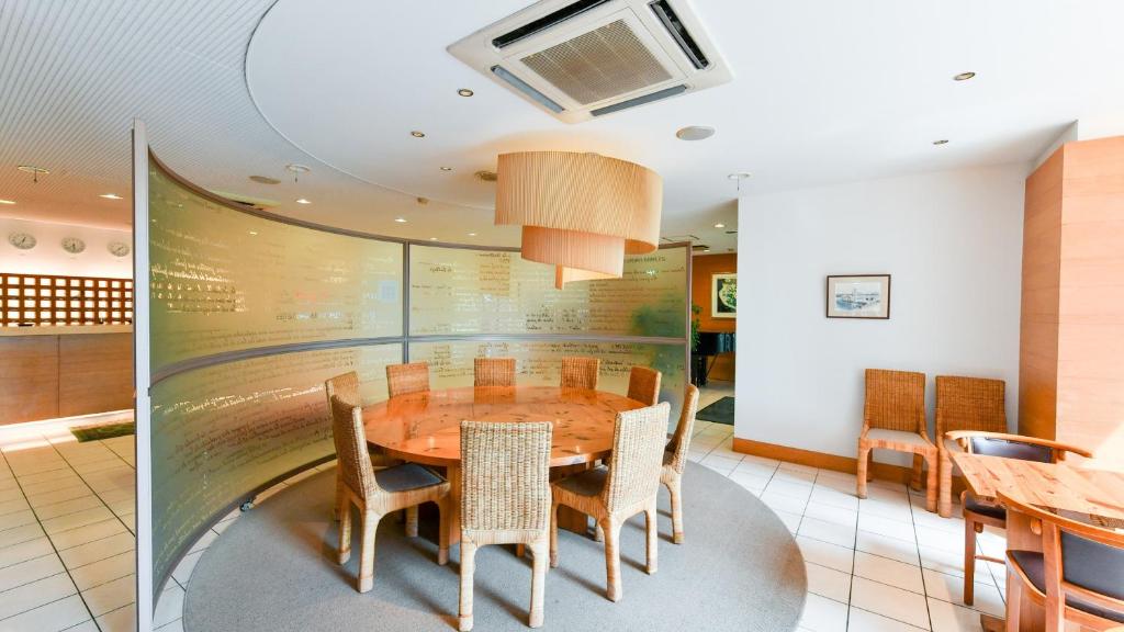 Posezení v ubytování Okazaki Daiichi Hotel