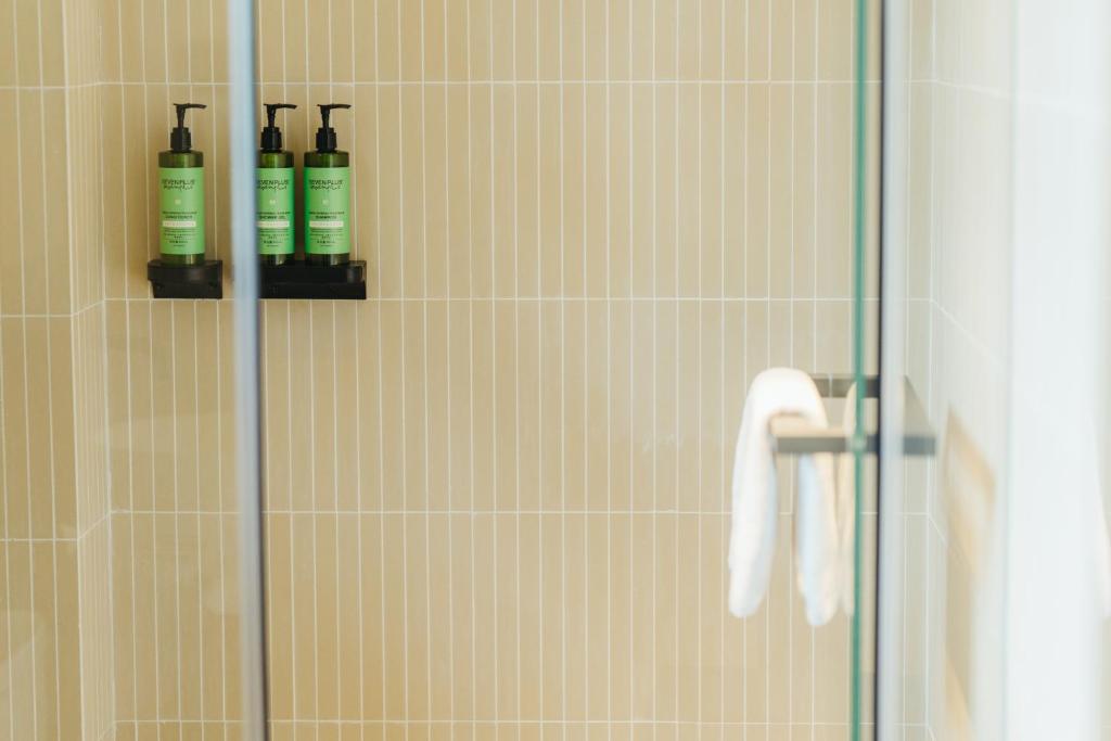 Koupelna v ubytování Linggan Anyu Hotel