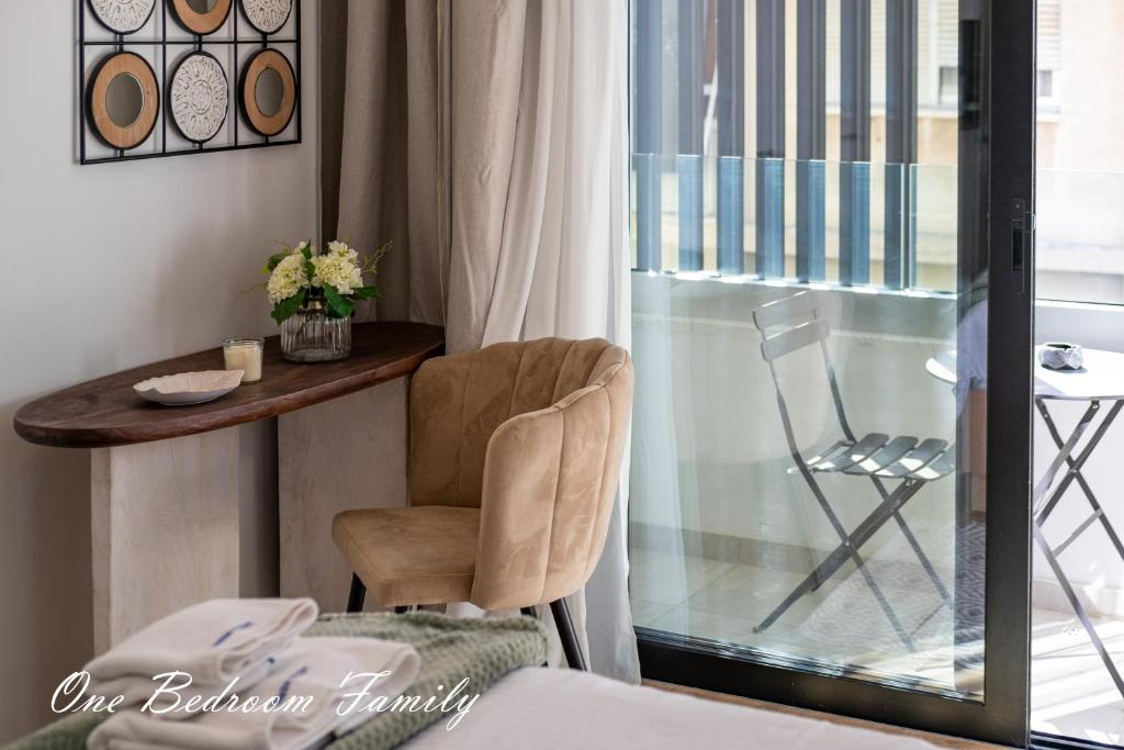 Posezení v ubytování Lazuli Hermes Apartments