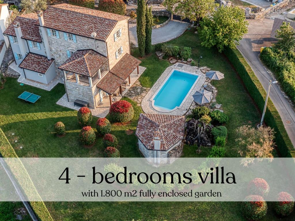 Villa Paolina with hot tub