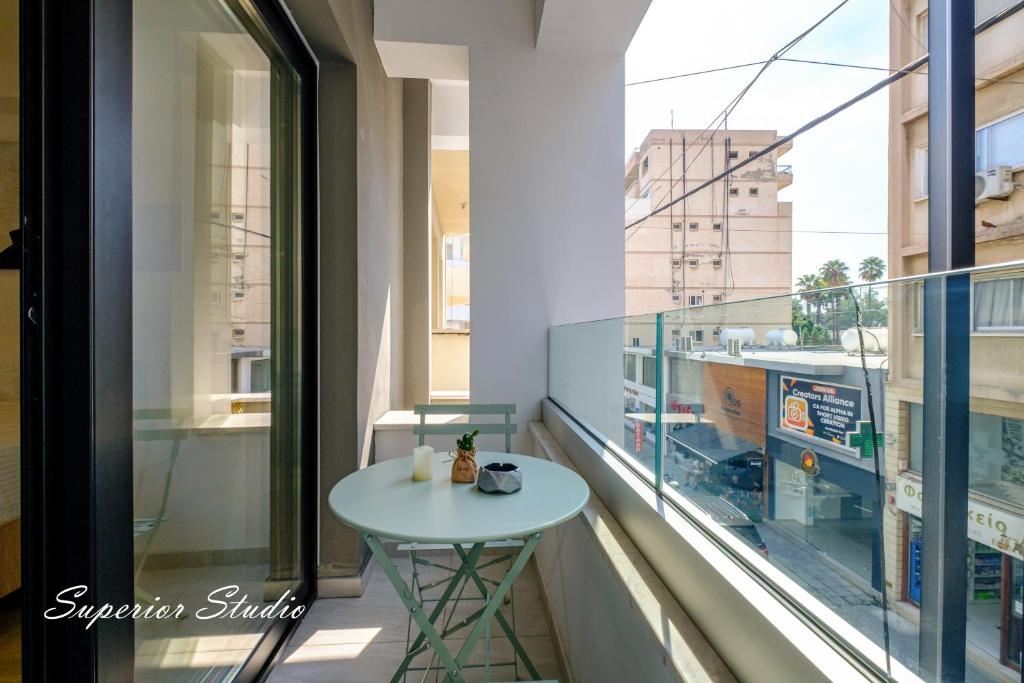 Balkón nebo terasa v ubytování Lazuli Hermes Apartments