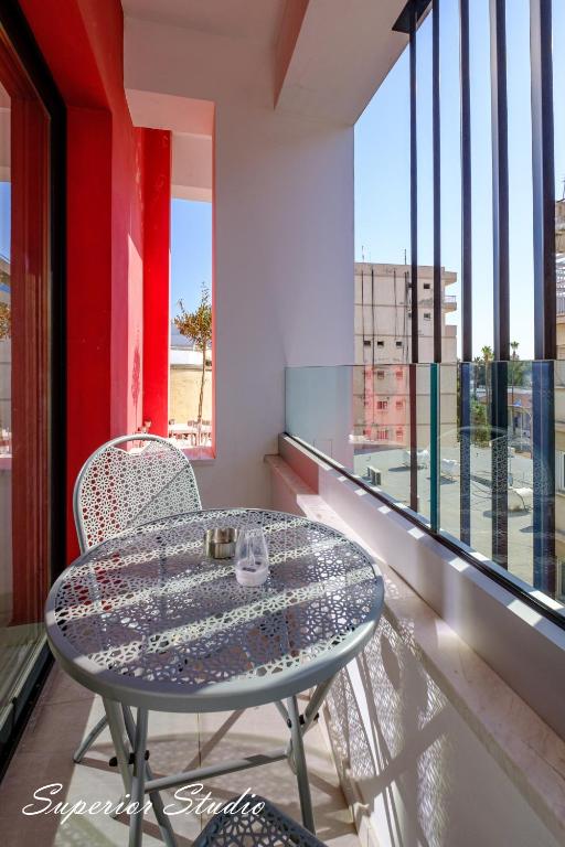 Posezení v ubytování Lazuli Hermes Apartments