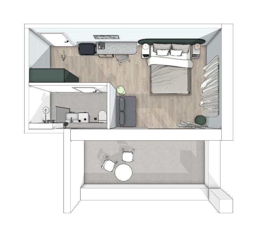 Motel Living Walldürn - Queen Room With Balcony