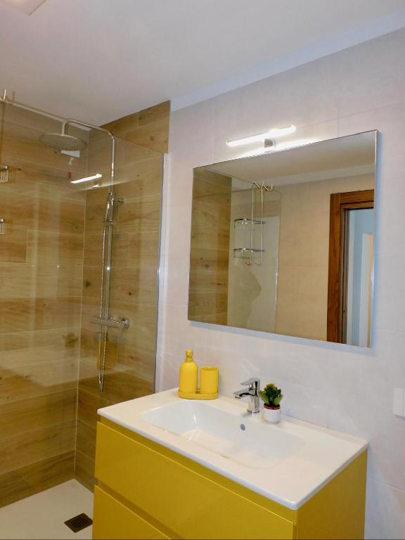 Koupelna v ubytování b&b Tati
