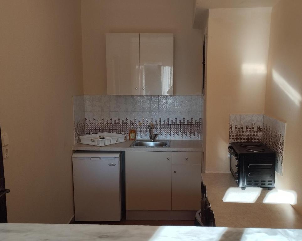 Kuchyň nebo kuchyňský kout v ubytování Annaliza Apartments