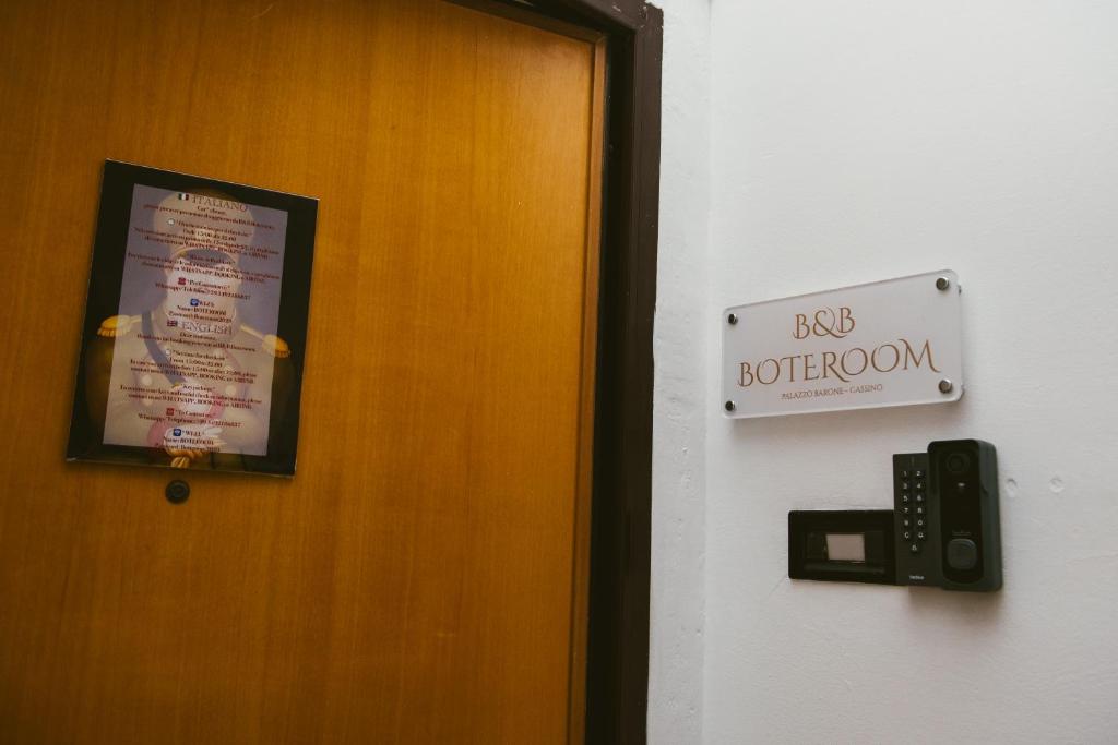 Certifikát, hodnocení, plakát nebo jiný dokument vystavený v ubytování B&B Boteroom