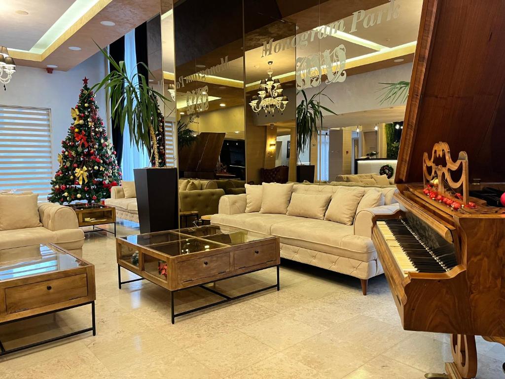 Posezení v ubytování Hotel Monogram Park
