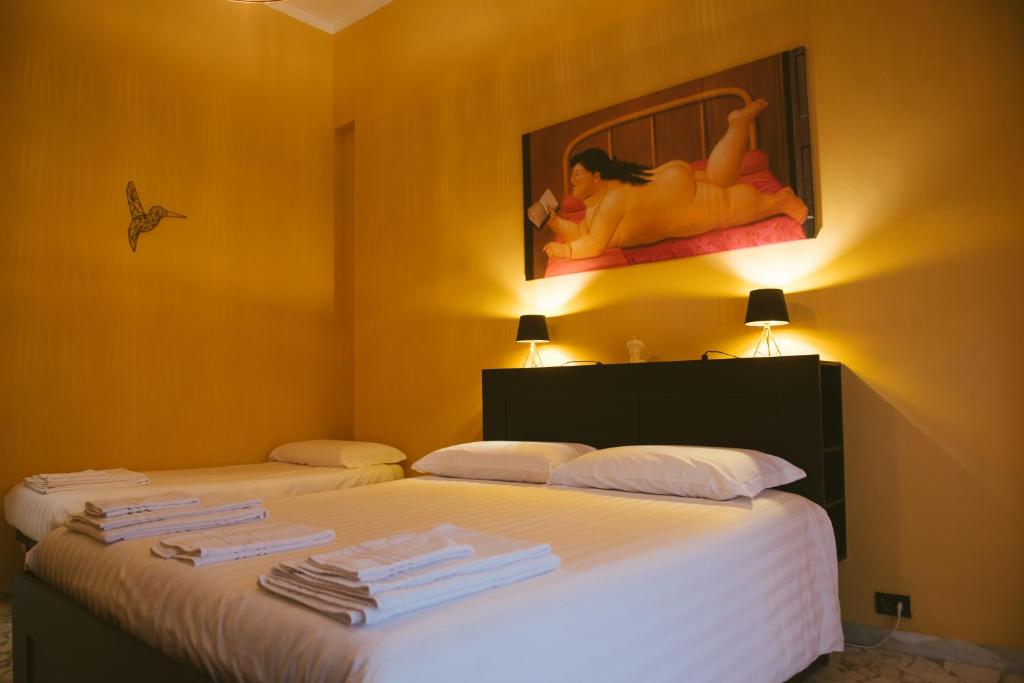 Postel nebo postele na pokoji v ubytování B&B Boteroom
