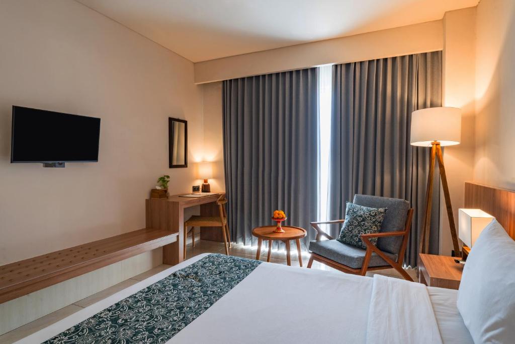 TV a/nebo společenská místnost v ubytování Tusita Boutique Hotel