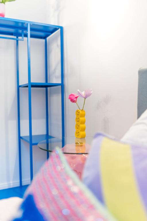 RetroPop Design Apartment , Designerzimmer für je 2 Personen, Top Lage, WIFI - Resim 44