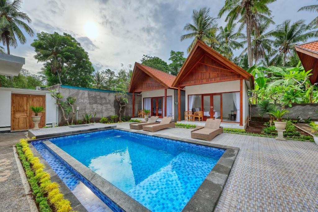 an image of a villa with a swimming pool at Lavanya Villa in Nusa Penida