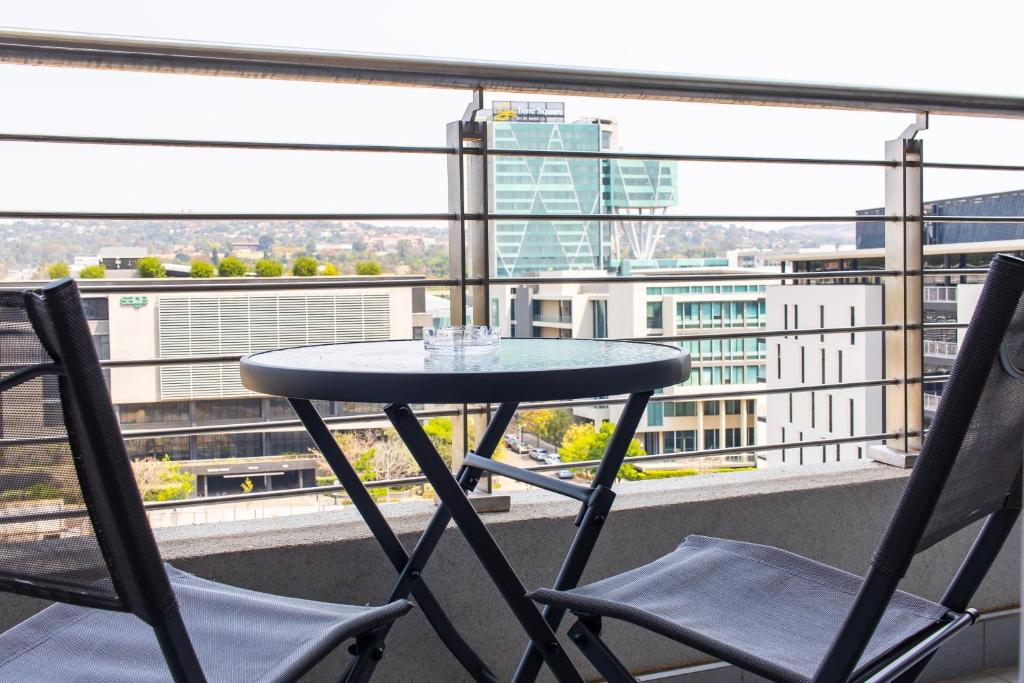 Balkón nebo terasa v ubytování Menlyn Apartment