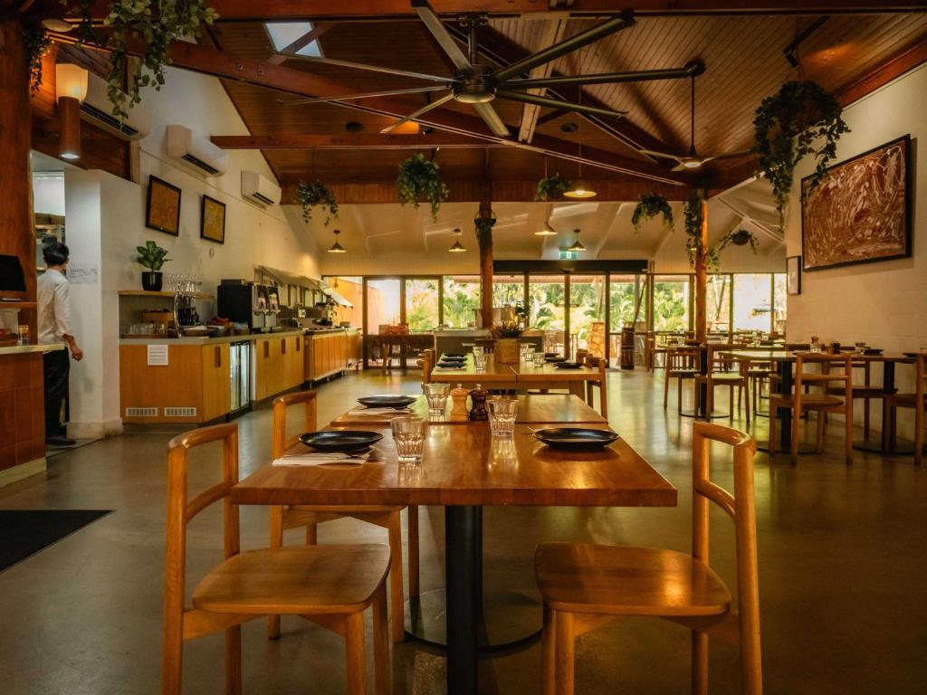 Restaurace v ubytování Cooinda Lodge Kakadu