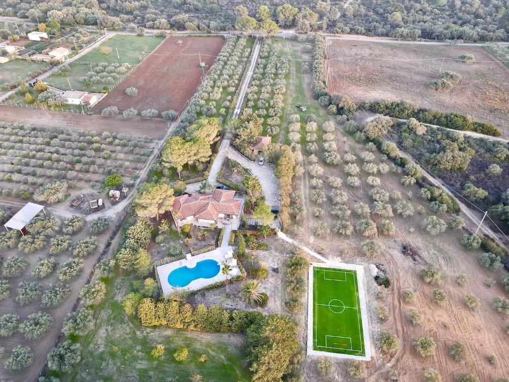 Letecký snímek ubytování Villa Serenità