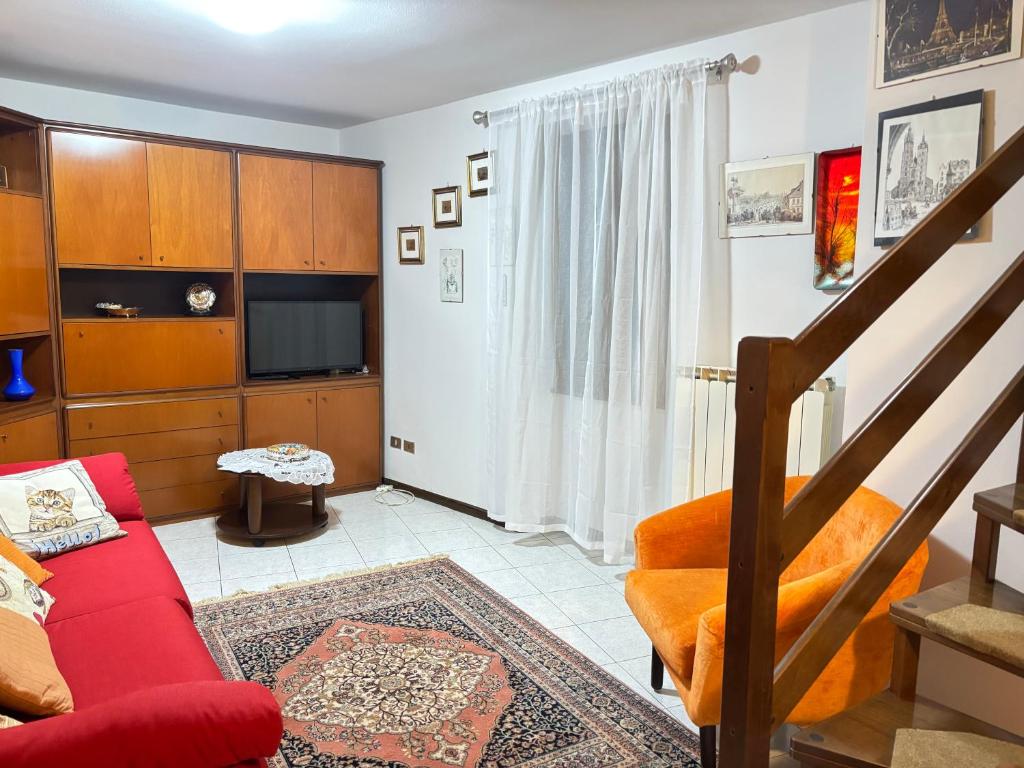 Posezení v ubytování casa di Gio