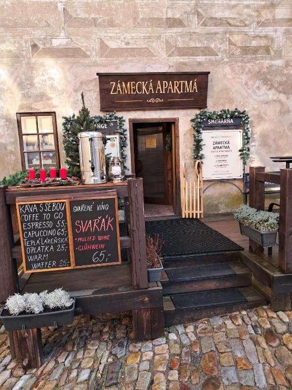 Certifikát, hodnocení, plakát nebo jiný dokument vystavený v ubytování Pension Zámecká Apartmá - Castle Apartments