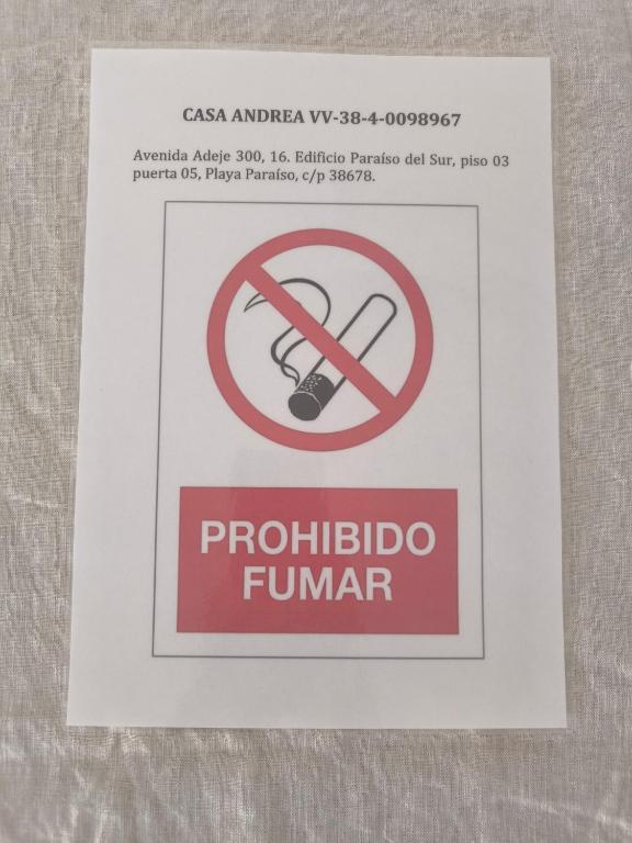 Certifikát, hodnocení, plakát nebo jiný dokument vystavený v ubytování Casa Andrea 305