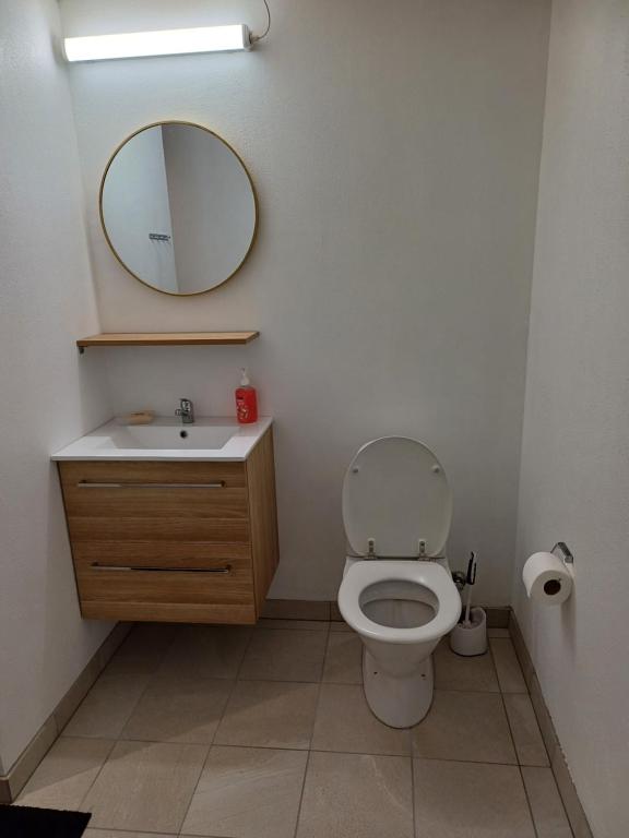 Koupelna v ubytování KLAUSIEVEJ B&B