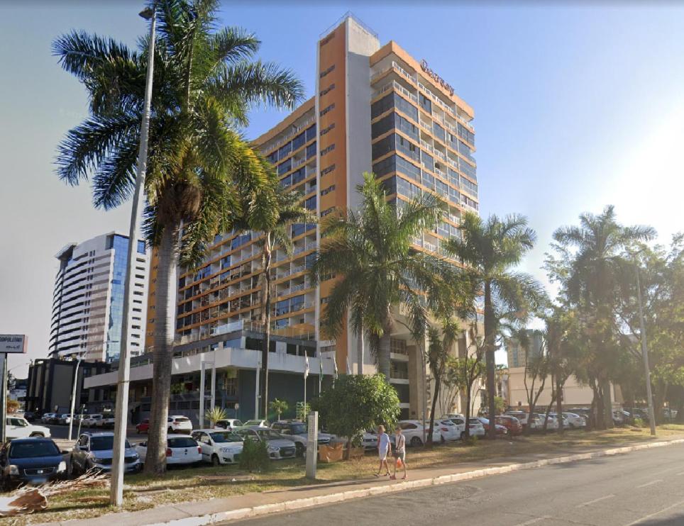 O edifício em que o apart-hotel se localiza
