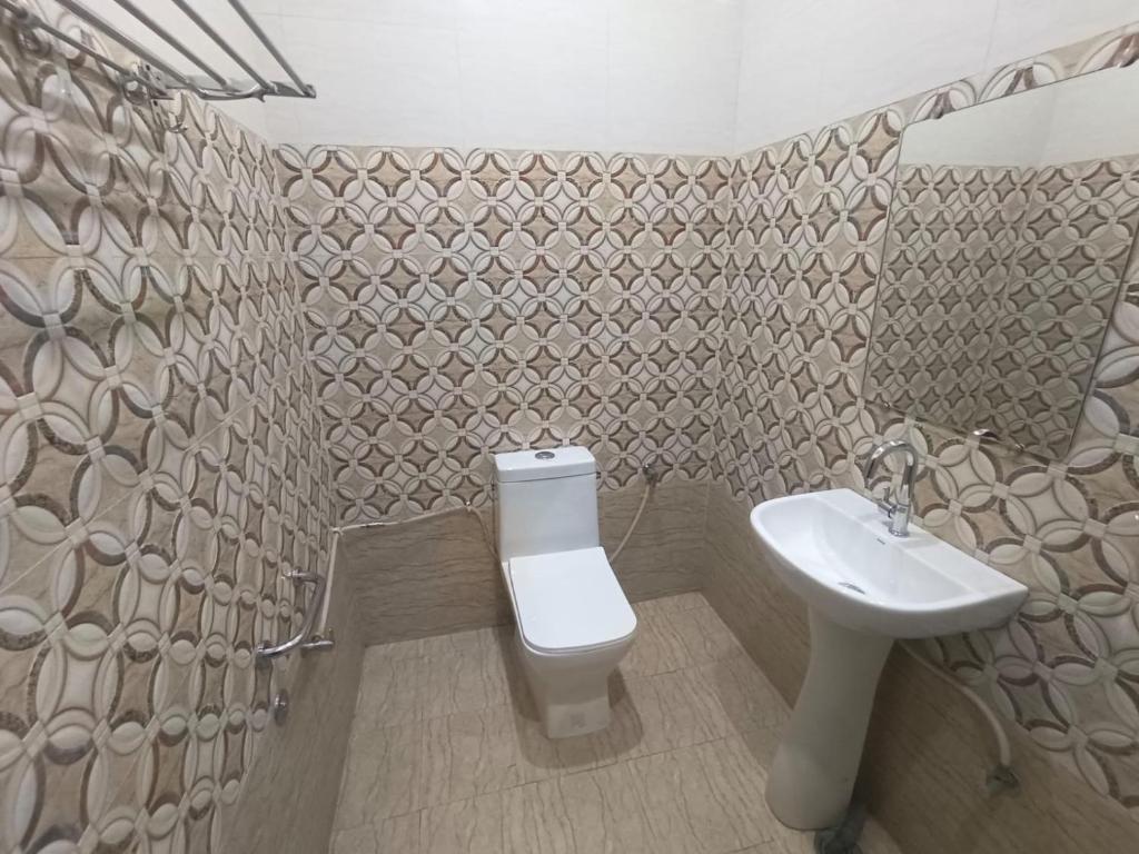 Koupelna v ubytování Prtap home stay