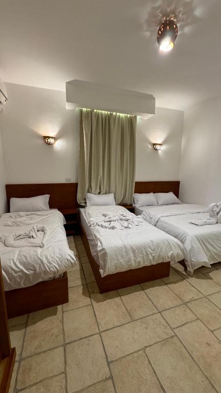 Postel nebo postele na pokoji v ubytování Desert Hotel Dahab