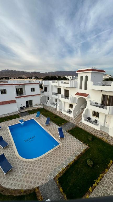 Bazén v ubytování Desert Hotel Dahab nebo v jeho okolí