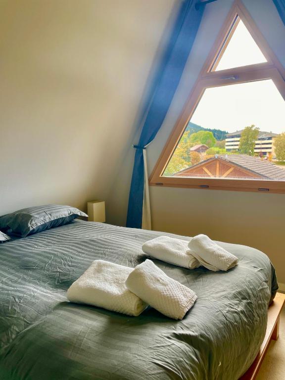 Letto o letti in una camera di Chalet l'Escale