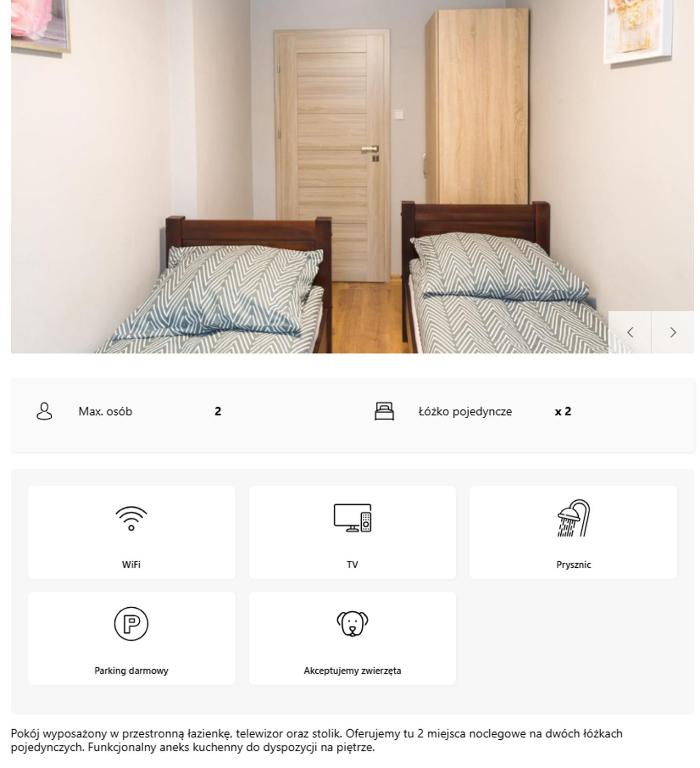 Willa Aksamit - Double Room With Private Bathroom