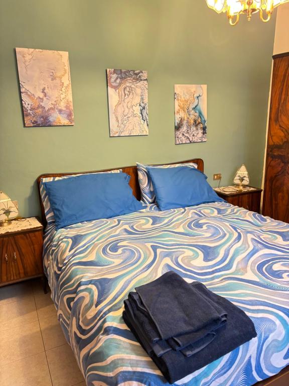 Postel nebo postele na pokoji v ubytování casa di Gio