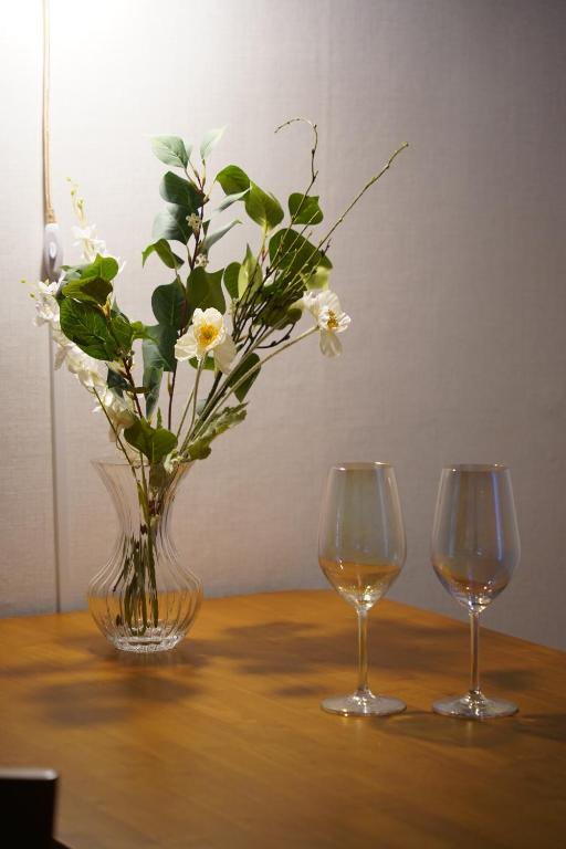 Ποτά στο Busan Subway 6min #2 Rooms #2 Queen Beds #Hotel Bedding #OTT #Table#1st Floor