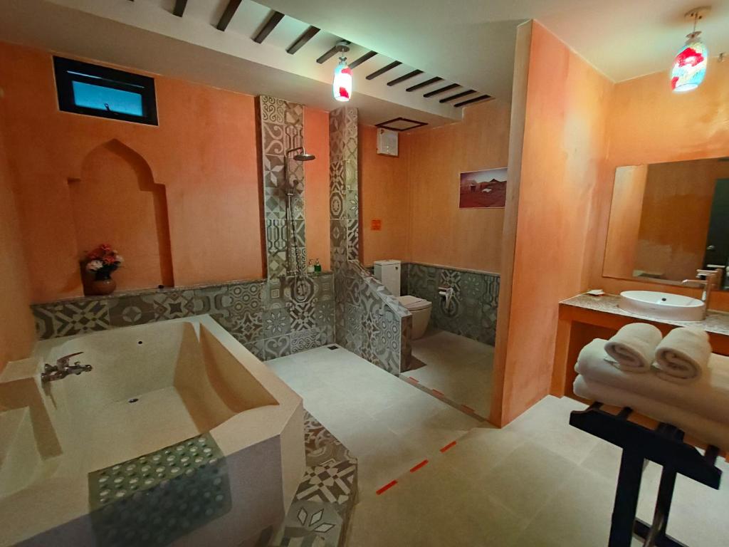 Koupelna v ubytování Retro Box Hotel Chumphon