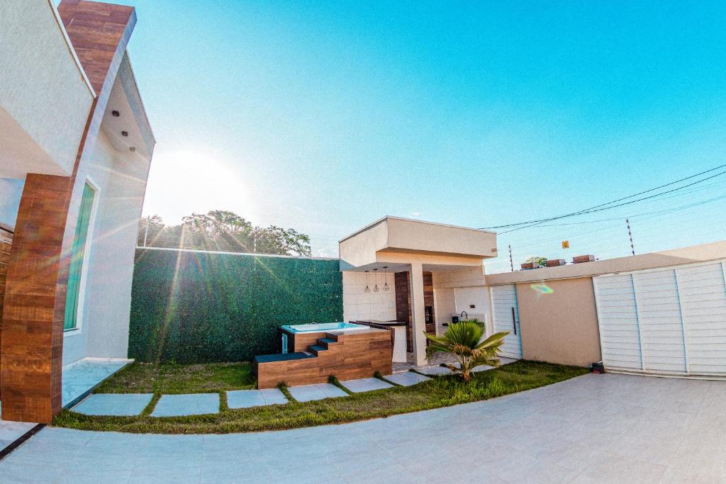Zahrada ubytování Life House Ubajara