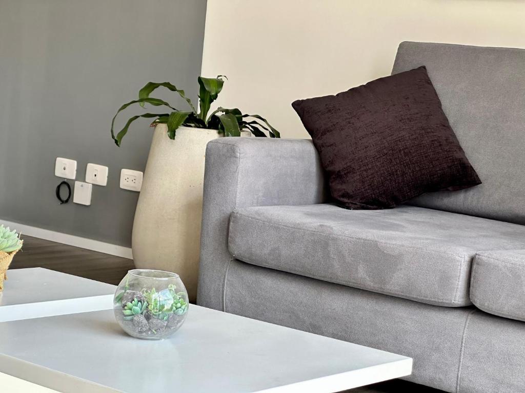 Posezení v ubytování Loft estilo Japonés