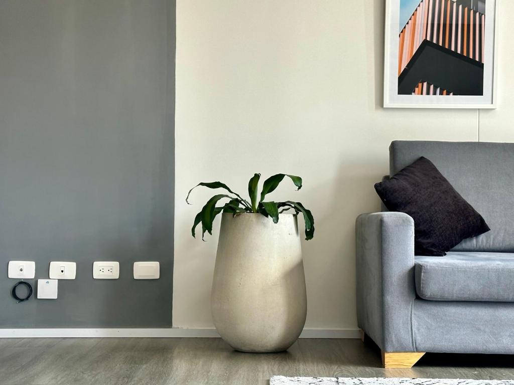 Posezení v ubytování Loft estilo Japonés
