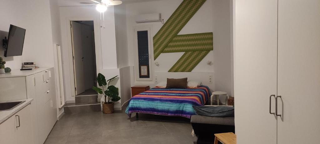 Posteľ alebo postele v izbe v ubytovaní NICE and COSY LOFTS CITY CENTER 1&2