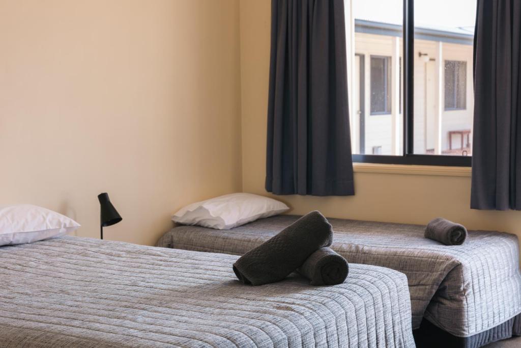 Postel nebo postele na pokoji v ubytování Moura Motel