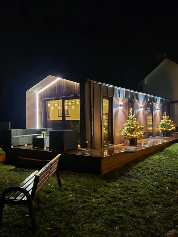 Κήπος έξω από το Na Skraju Lasu Bielinek