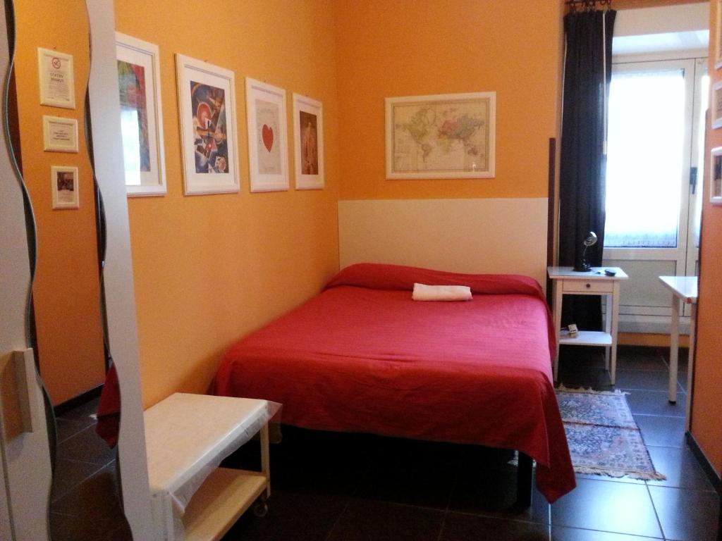 Postel nebo postele na pokoji v ubytování Affittacamere Andronaco