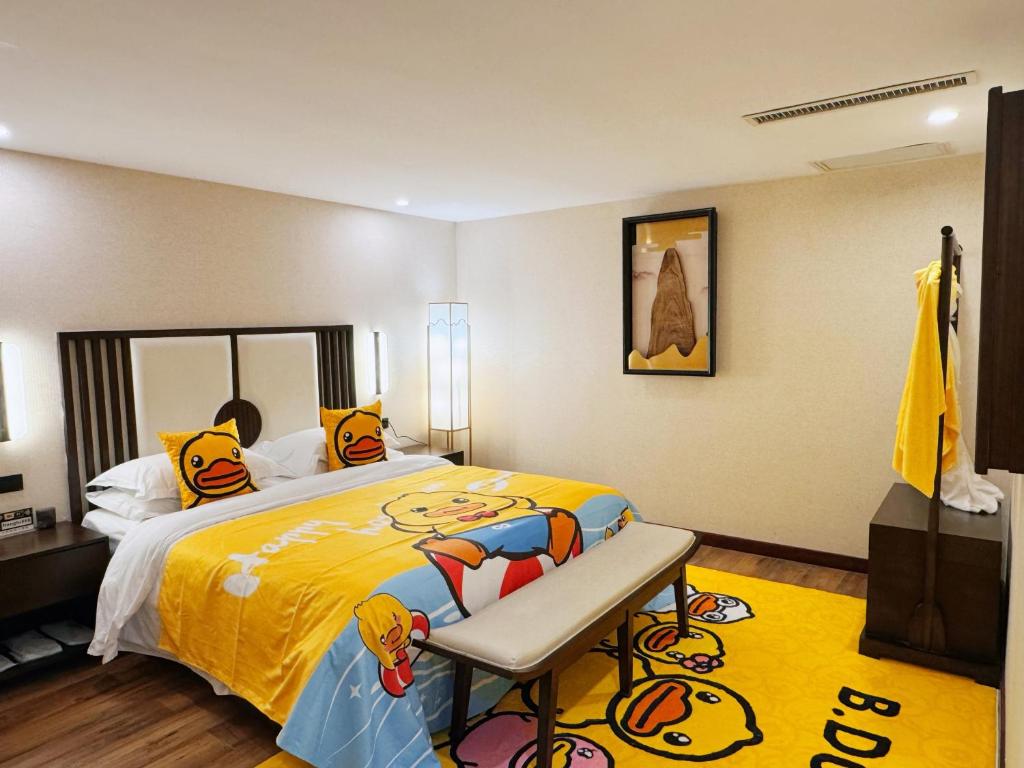 Honglu Garden Hotel Xi'an Bell and Drum Tower Huimin Street Store - Vreugdevolle Chang'an · Happy Time Family Room