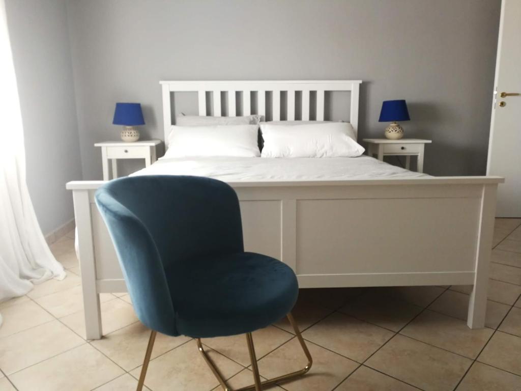Postel nebo postele na pokoji v ubytování B&B Bellavista Gerace