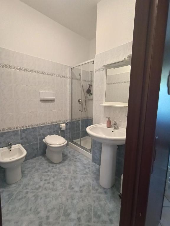 Koupelna v ubytování B&B Bellavista Gerace