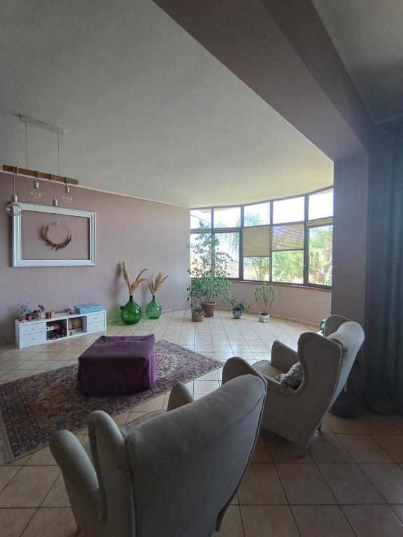 Posezení v ubytování B&B Bellavista Gerace