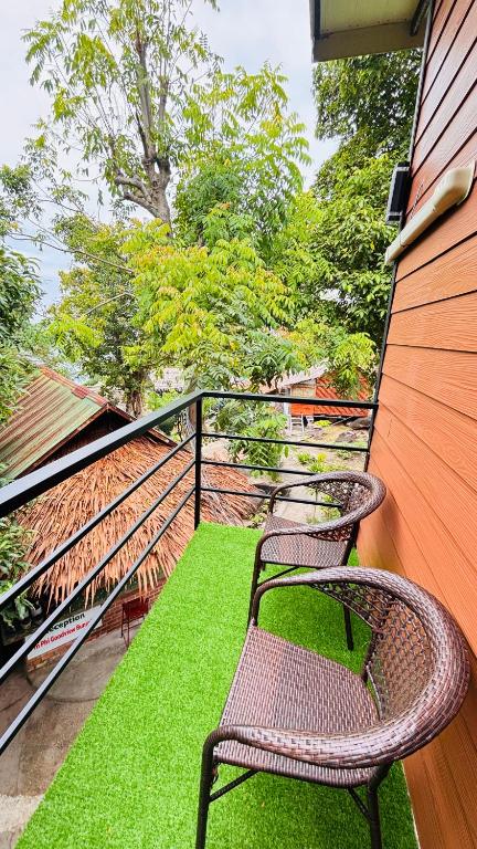 Balkón nebo terasa v ubytování Brightstar Hostel