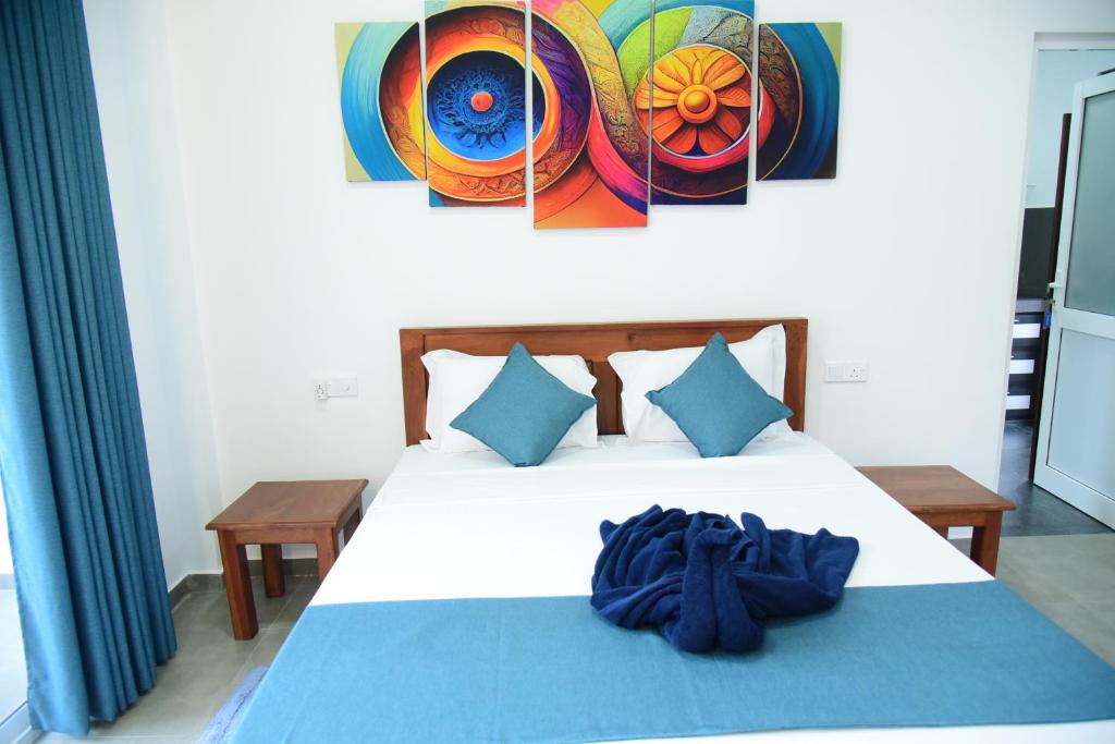 Postel nebo postele na pokoji v ubytování Di Sicuro Tourist Inn