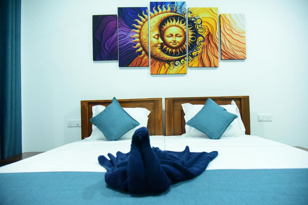 Postel nebo postele na pokoji v ubytování Di Sicuro Tourist Inn