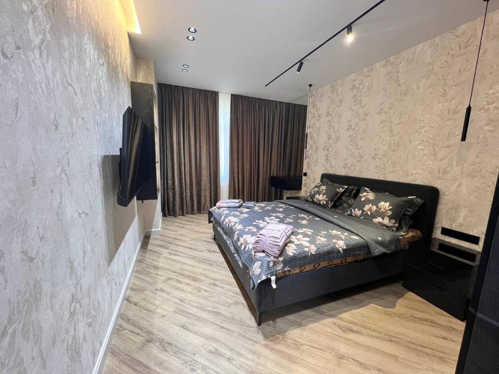 Llit o llits en una habitació de Comfort house