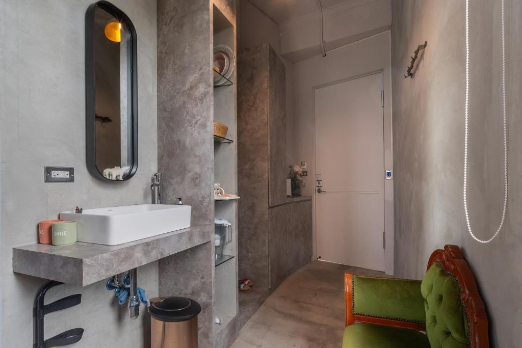 Vannituba majutusasutuses 安樓文旅 Enzo House