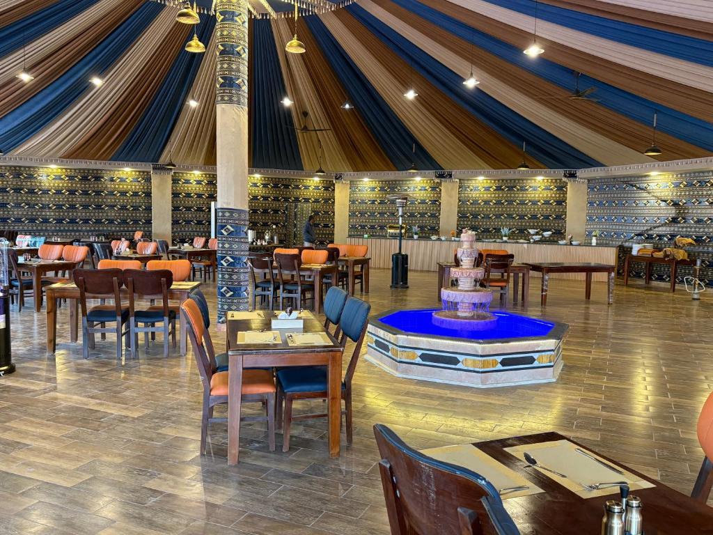 Restaurace v ubytování Panorama Wadi Rum