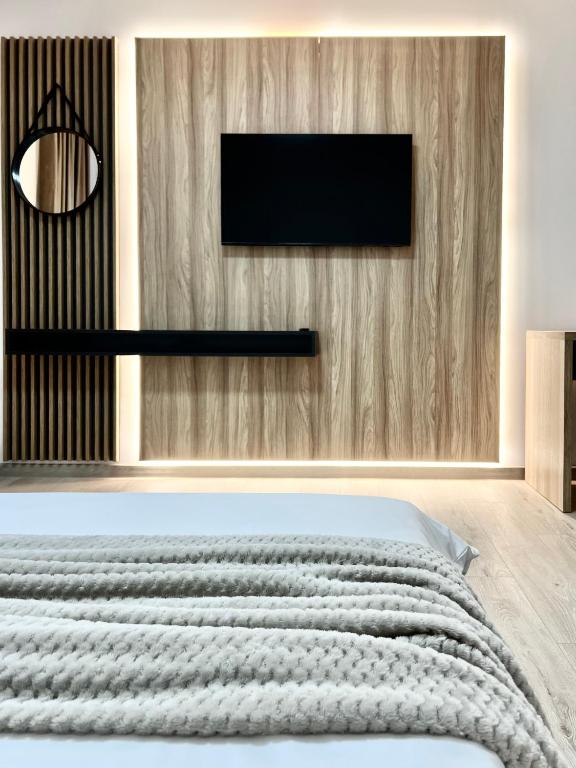 Postel nebo postele na pokoji v ubytování Riverside ApartHotel by InnTime