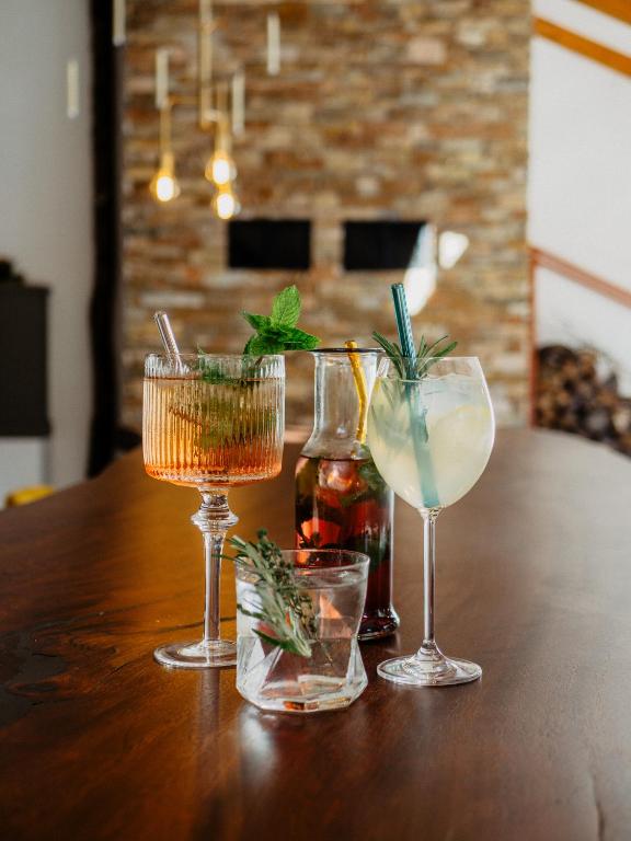 Nápoje v ubytování Botanico Finkenrech Hotel&Restaurant